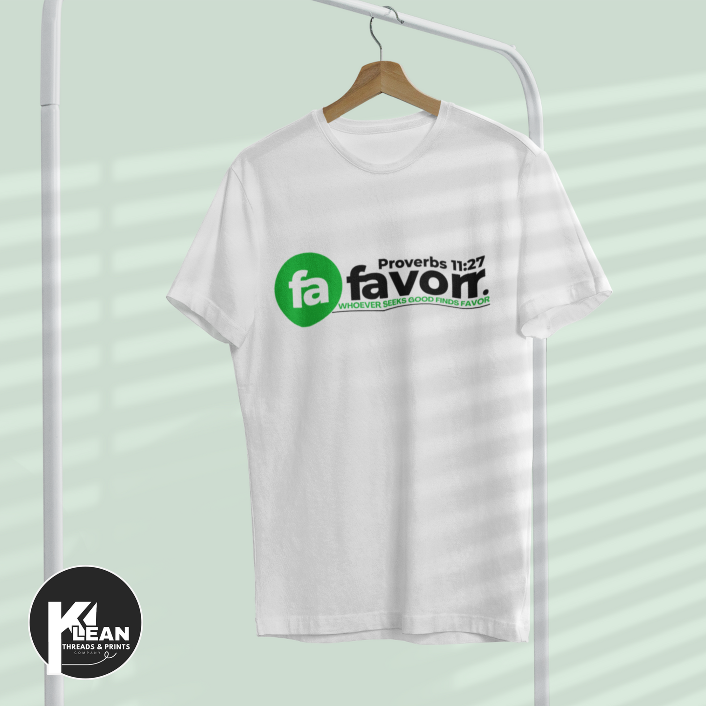 Favorr T-Shirt – Seek Good, Find Favor