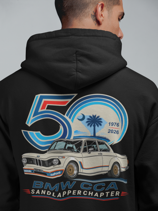 BMW CCA Sandlapper Chapter 50th Anniversary Limited Edition Hoodie